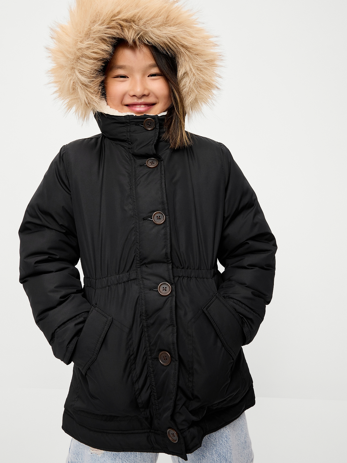 Water-Resistant Parka Jacket for Girls | Old Navy