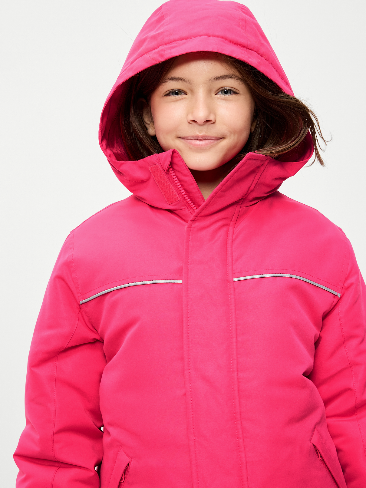 Image 4 of 4, Water-Resistant 2-In-1 Snow Jacket for Girls