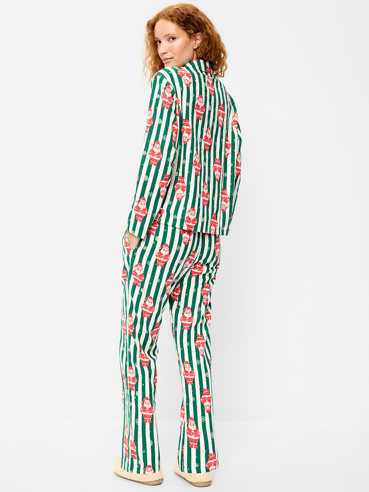 Image 2 de 8, Pyjama en flanelle à motif pour femme