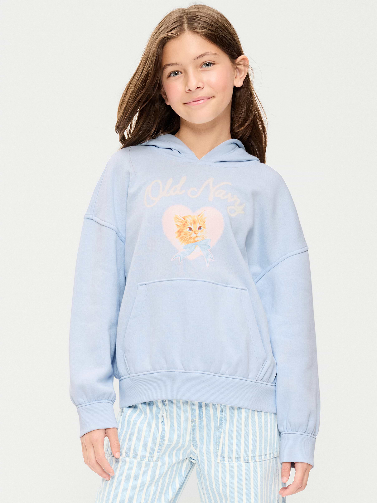 Image number 1 showing, Oversized Pullover Hoodie for Girls