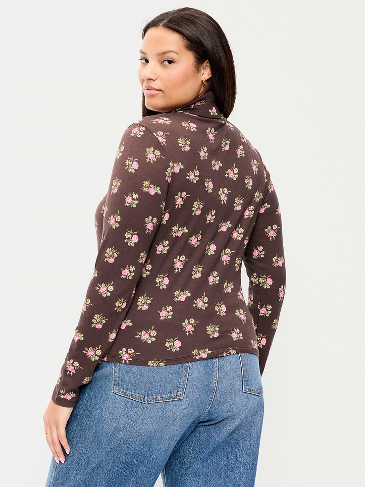 Image number 8 showing, Slim-Fit Printed Turtleneck