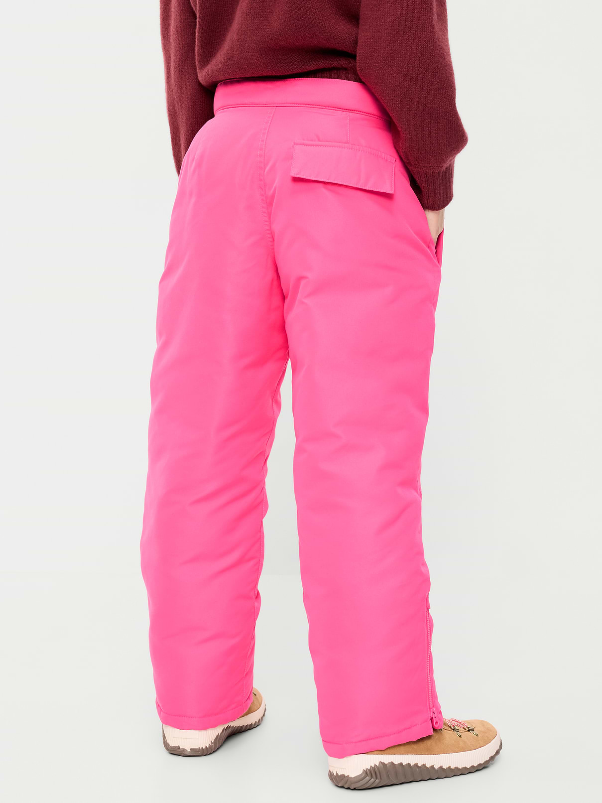 Image 3 of 4, Water-Resistant Snow Pants for Girls