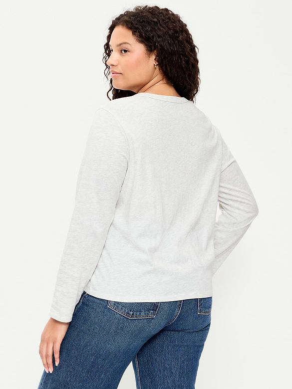 EveryWear Long-Sleeve Crew-Neck T-Shirt