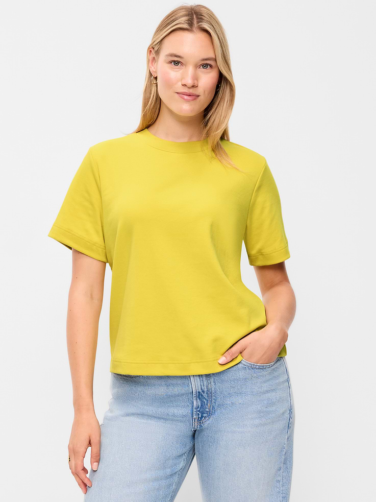 Image 5 of 8, Heavyweight Crew-Neck T-Shirt