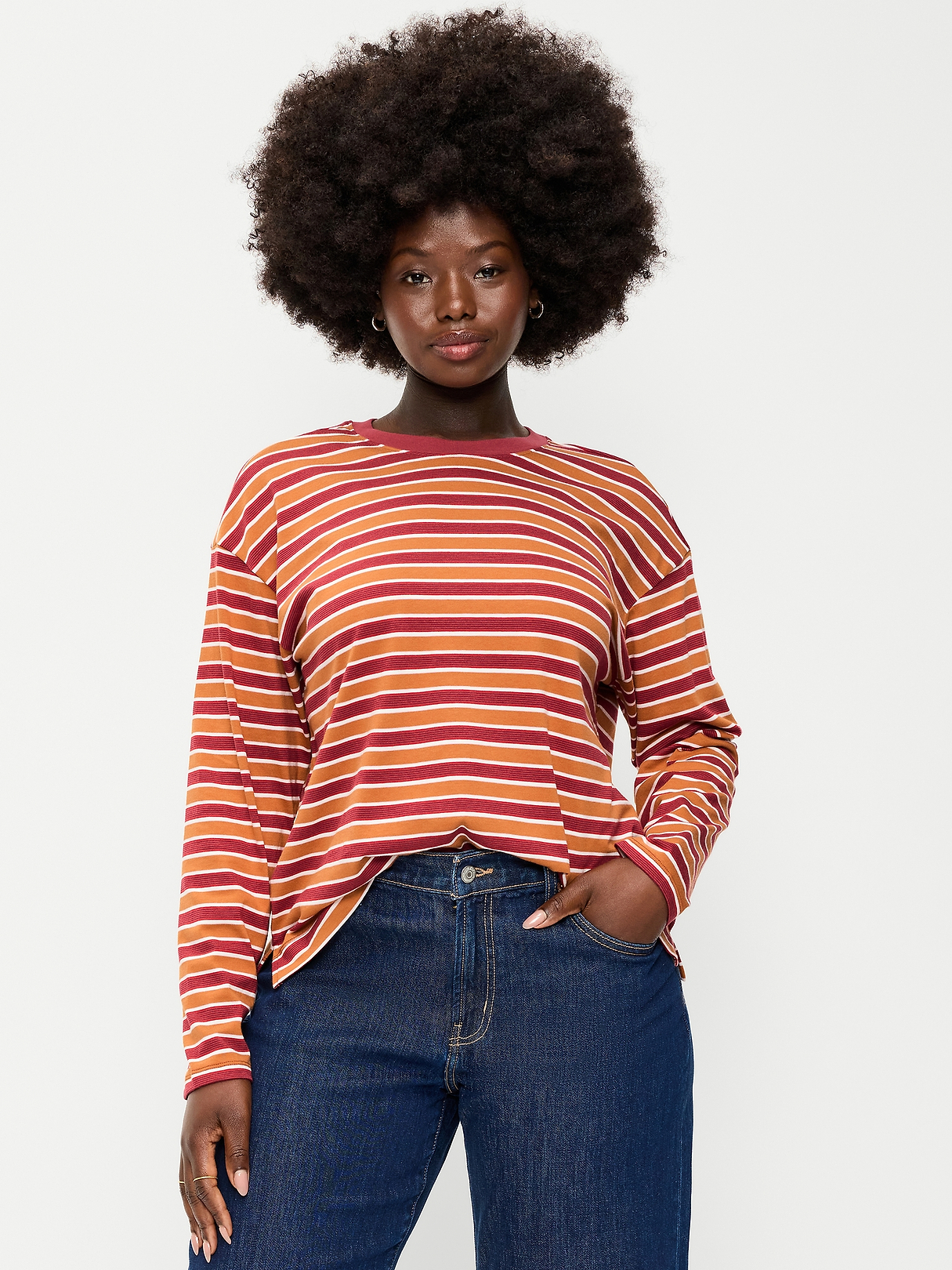 Vintage Long-Sleeve Crew-Neck T-Shirt | Old Navy