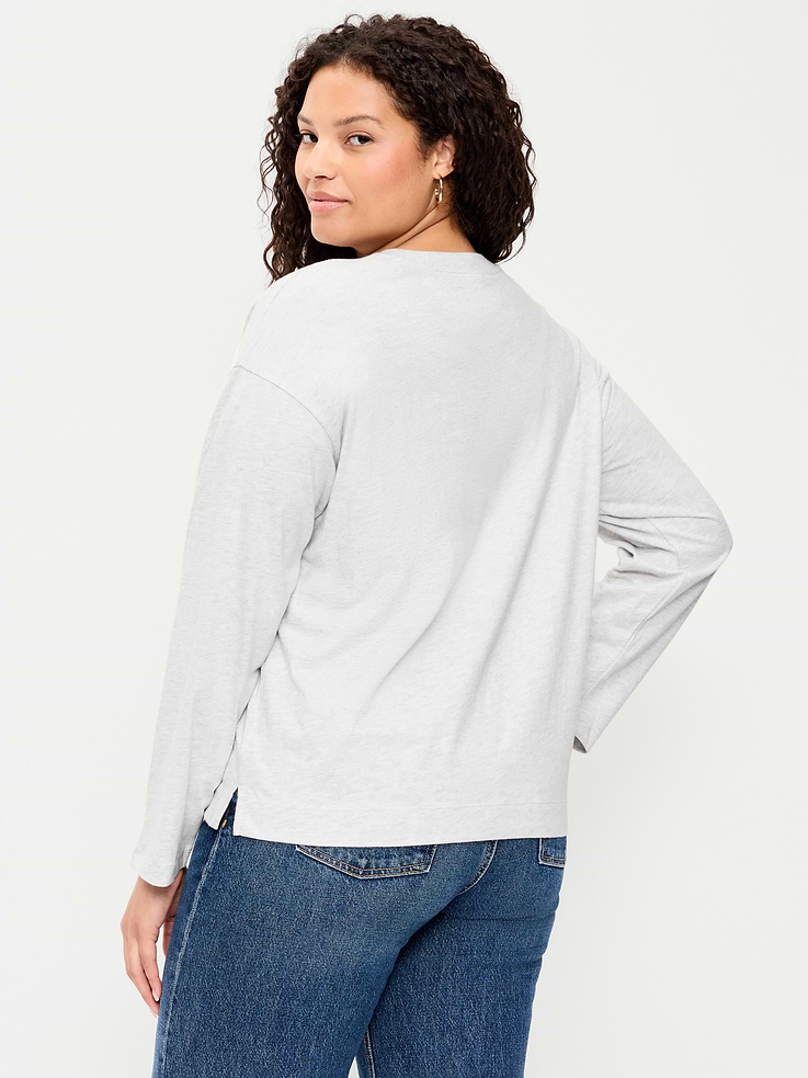 L'image numéro 8 présente T-shirt ras du cou rétro