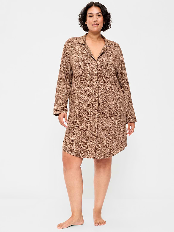 Knit Jersey Sleep Dress