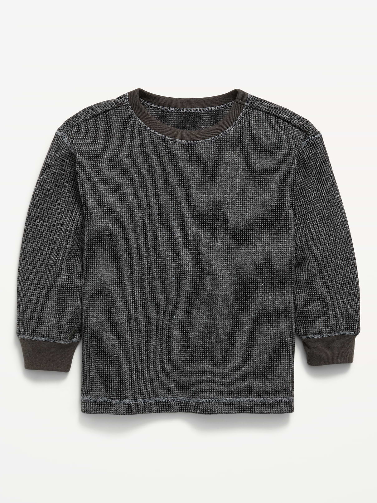 Image number 1 showing, Long-Sleeve Waffle Knit T-Shirt for Toddler Boys