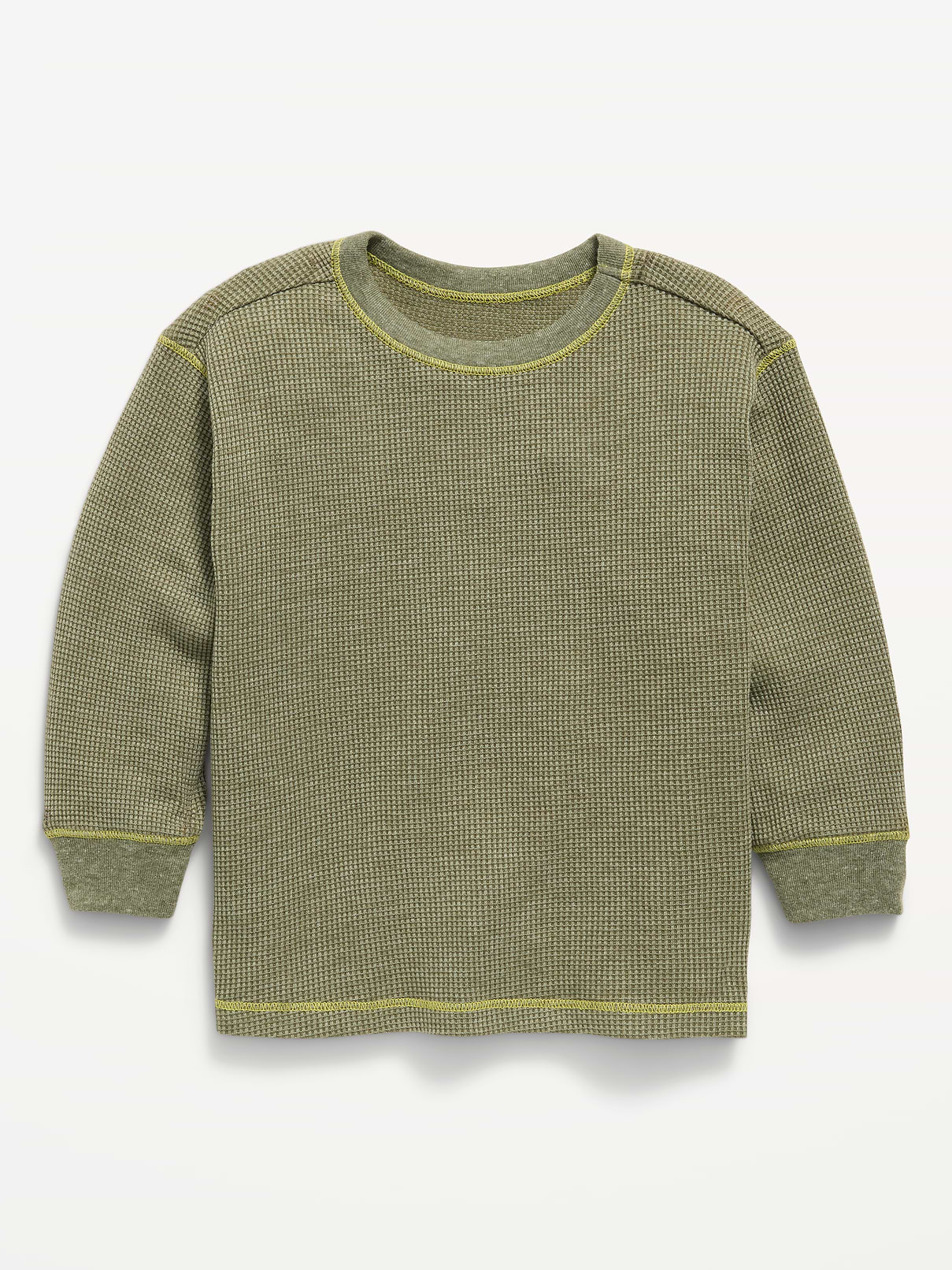 Image number 1 showing, Long-Sleeve Waffle Knit T-Shirt for Toddler Boys