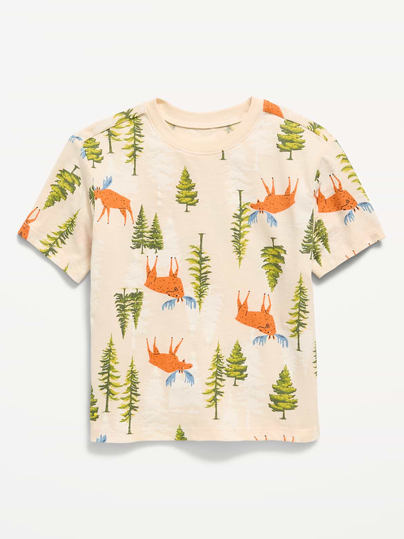 Printed Short-Sleeve T-Shirt for Toddler Boys