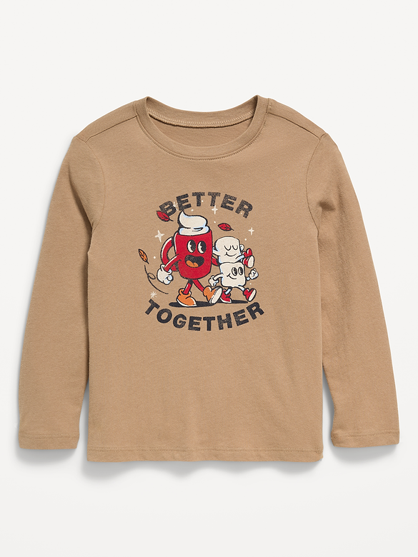 Long-Sleeve Graphic T-Shirt for Toddler Boys