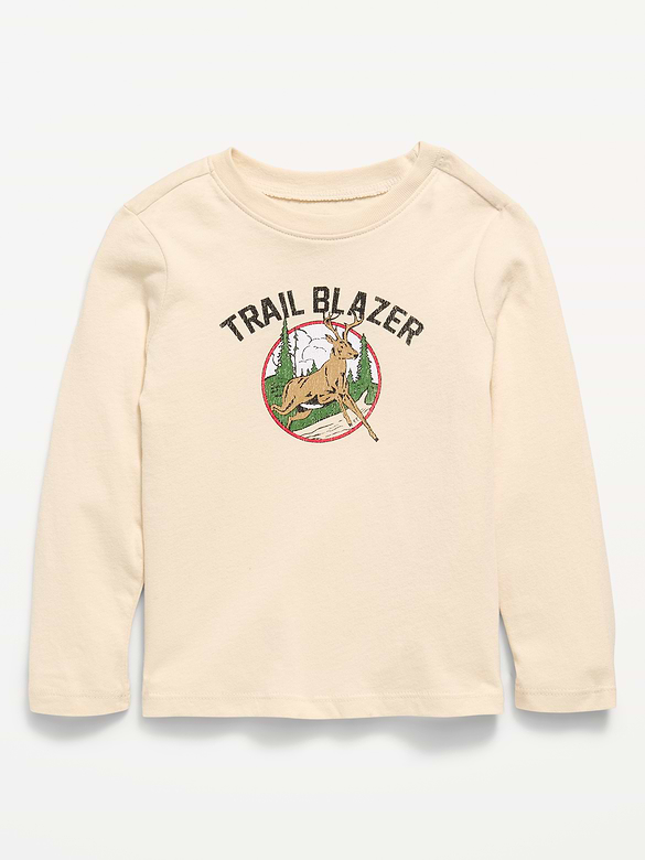 Long-Sleeve Graphic T-Shirt for Toddler Boys