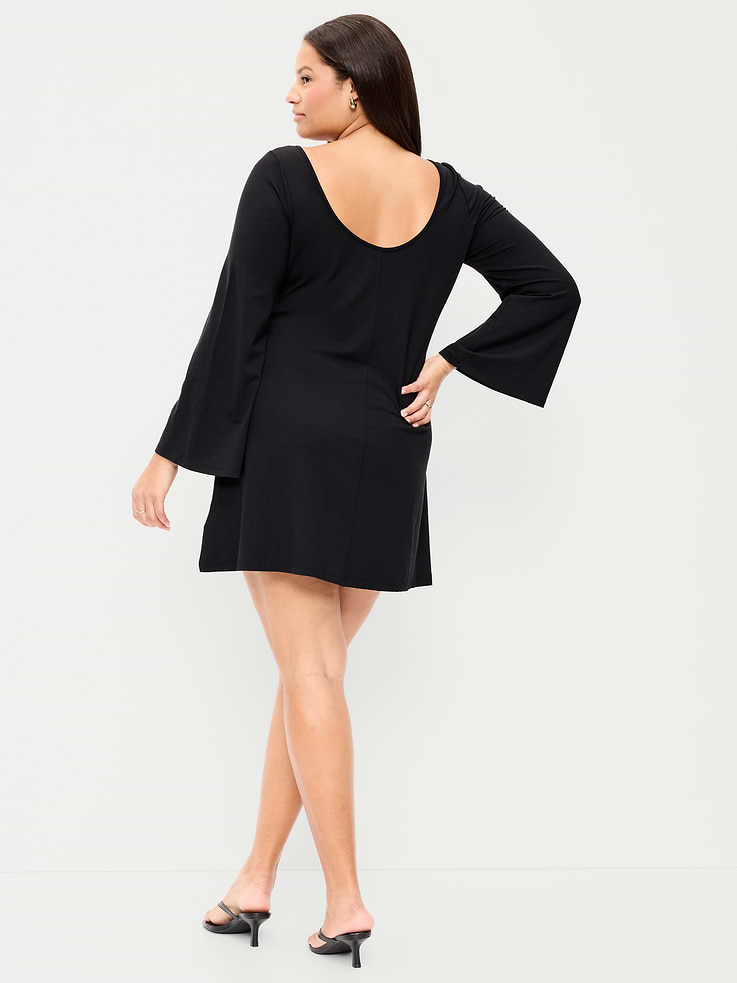 Image number 9 showing, Low-Back Flare Mini Dress