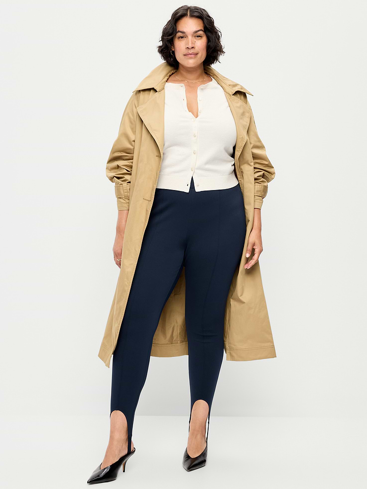 Image 7 of 8, High-Waisted Stirrup Leggings for Women