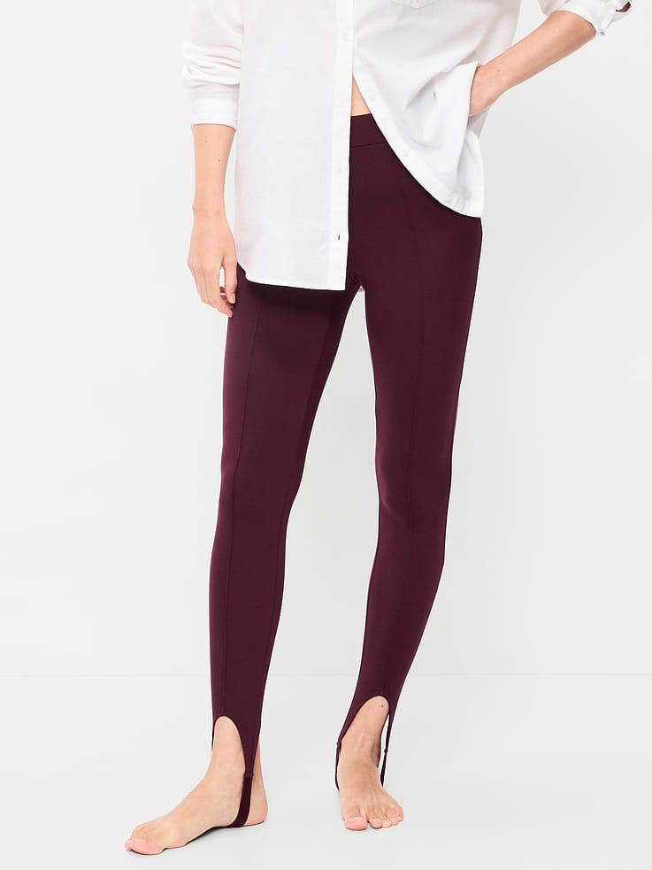 Image 2 of 8, High-Waisted Stirrup Leggings for Women