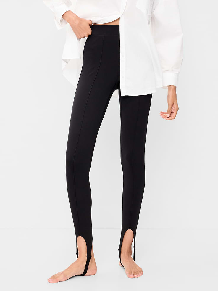 Image 2 of 8, High-Waisted Stirrup Leggings for Women