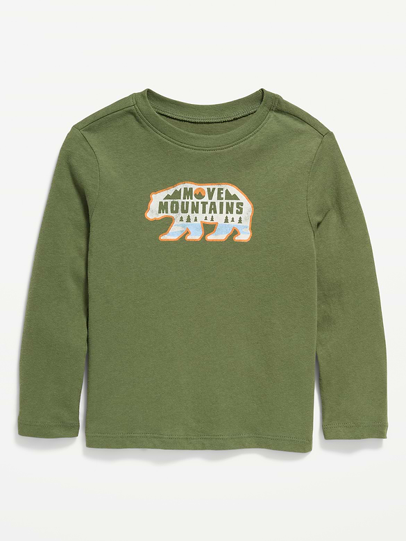 Long-Sleeve Graphic T-Shirt for Toddler Boys