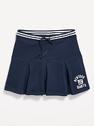 Image number 1 showing, New York Giants French Terry Pleated Skort for Girls