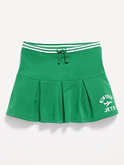 Image number 1 showing, New York Jets French Terry Pleated Skort for Girls