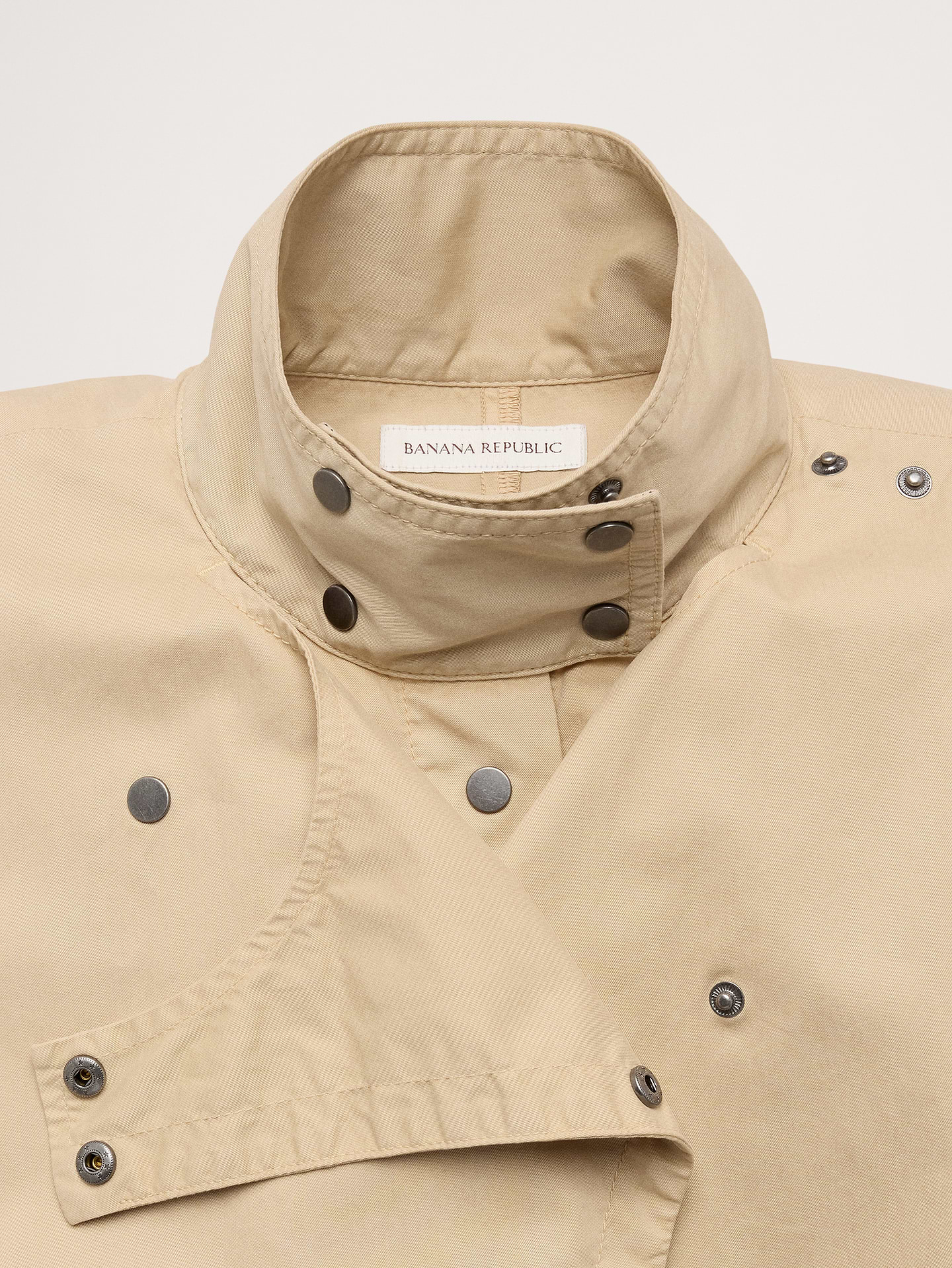 Image number 5 showing, Cotton Twill Utility Trench Dress
