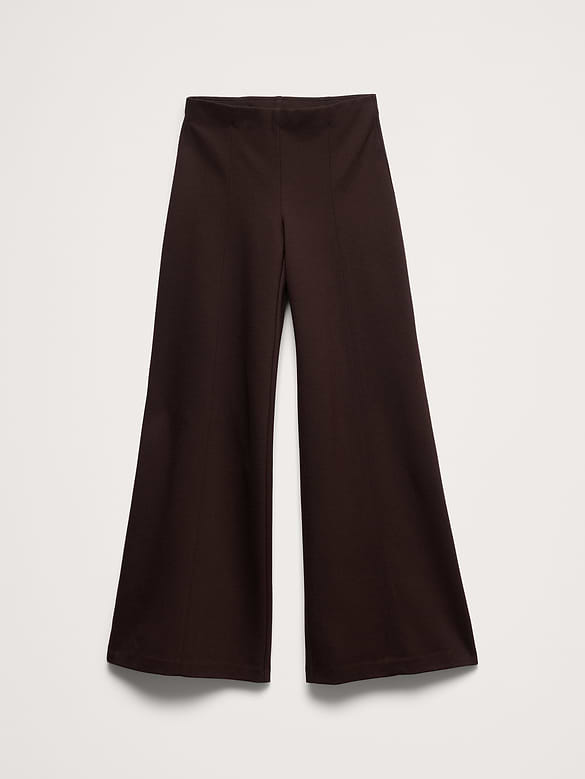 High-Rise Wide-Leg Everywhere Ponte Pull-On Pant