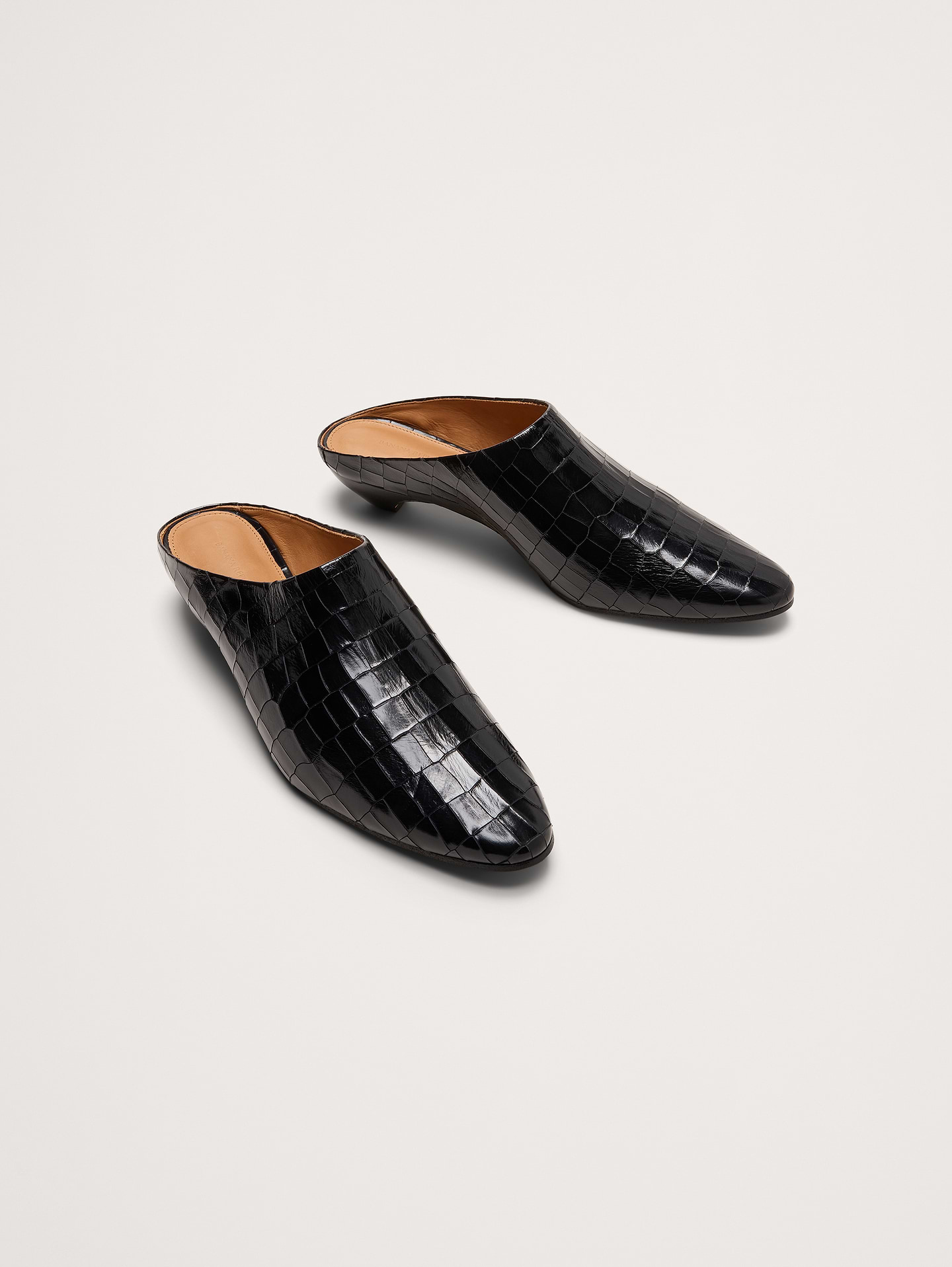 Image 2 of 8, Italian Leather Mule