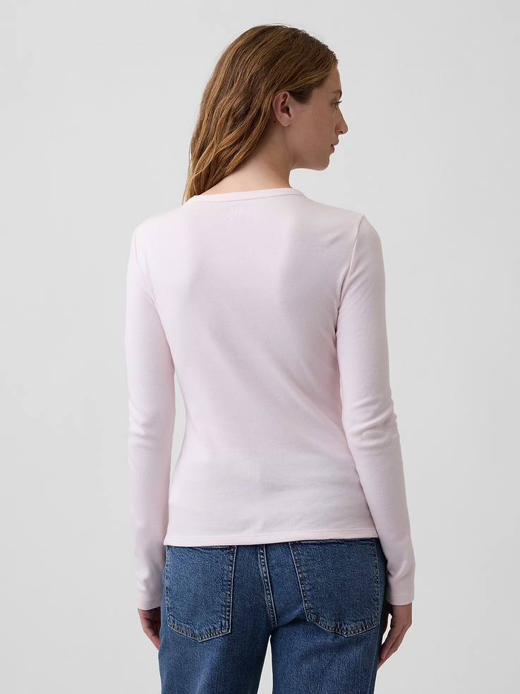 Image number 2 showing, Modern Ribbed Crewneck T-Shirt