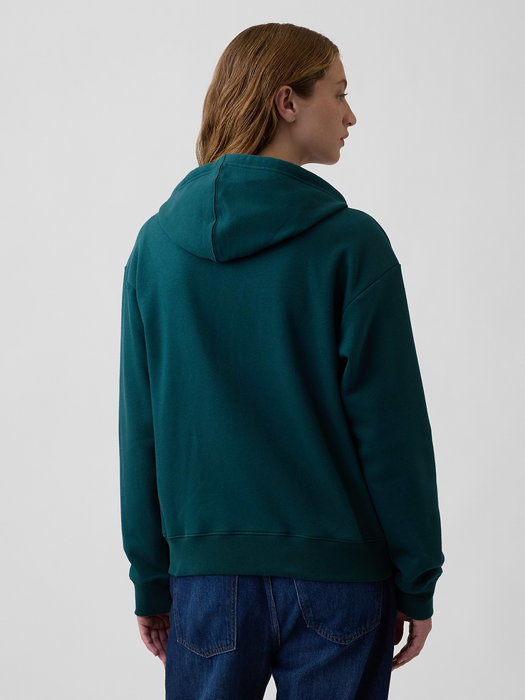 Image 2 of 5, Relaxed Gap Logo Zip Hoodie