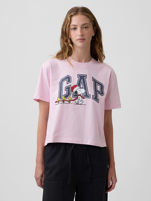 Peanuts Relaxed Gap Logo T-Shirt