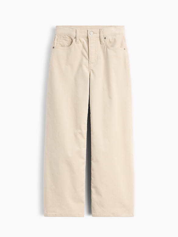 Kids Low Rise Corduroy Stride Wide-Leg Jeans