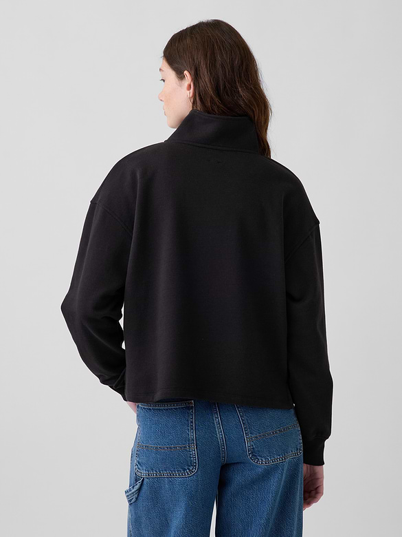 VintageSoft Oversized Henley Pullover