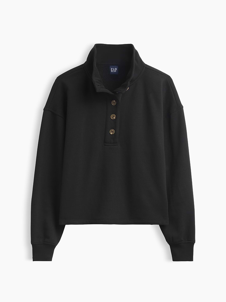 Image number 7 showing, VintageSoft Oversized Henley Pullover