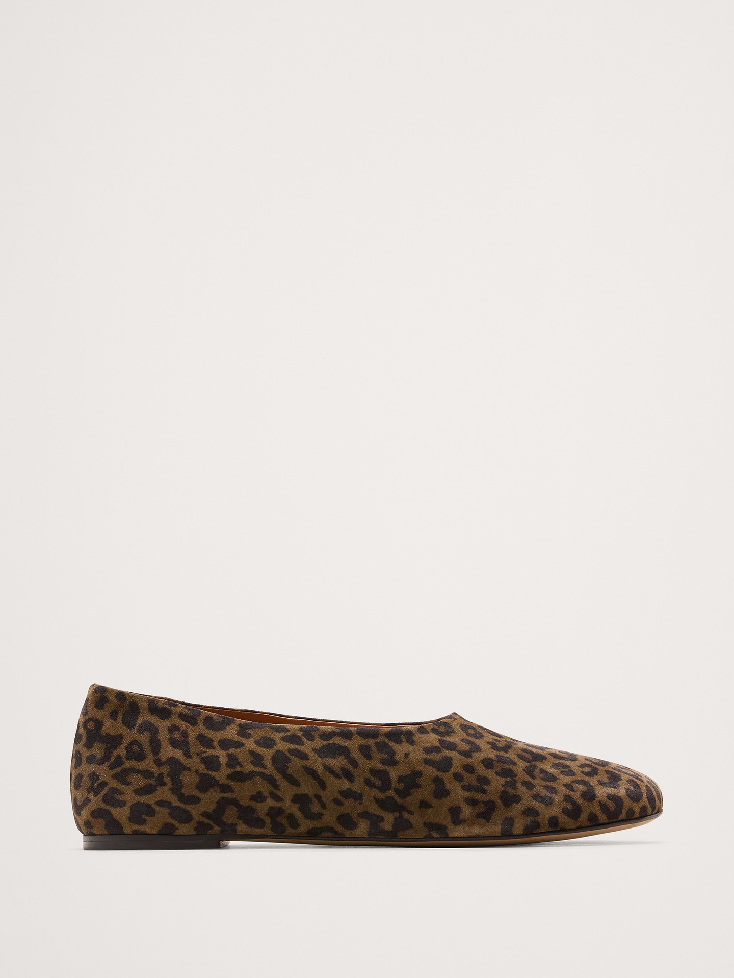 Image 1 of 8, We love a classic ballet, and this one's no exception. Except it's made from soft Italian suede, so maybe it is., Suede uppers and leather lining., Premium foam cushioned footbed., Rubber soles., Slip-on styling., Made in Portugal., Product #916034