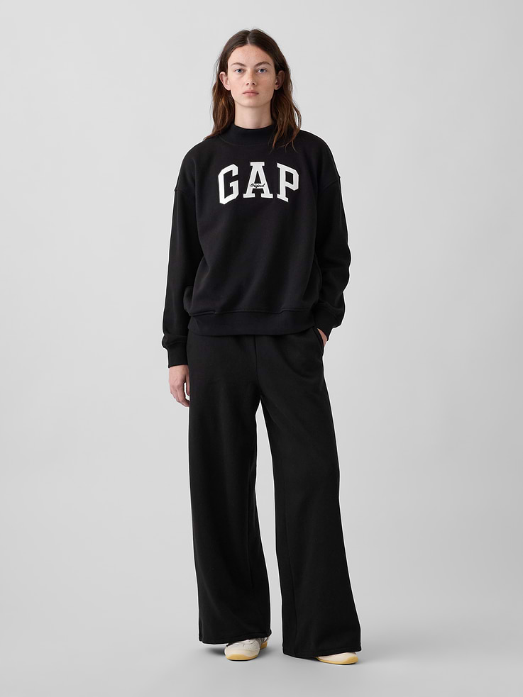 Image number 1 showing, VintageSoft Baggy Wide-Leg Sweatpants
