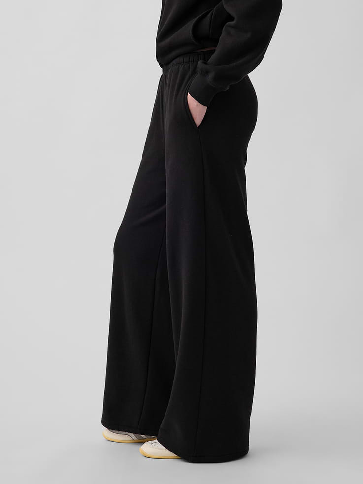 Image number 3 showing, VintageSoft Baggy Wide-Leg Sweatpants