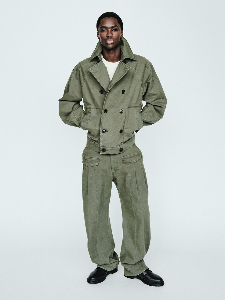 Image number 7 showing, GapStudio Herringbone Baggy Pants