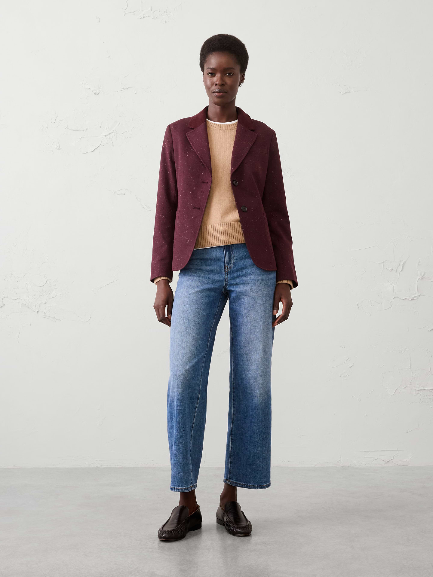 Image number 1 showing, Donegal Corduroy Collar Blazer