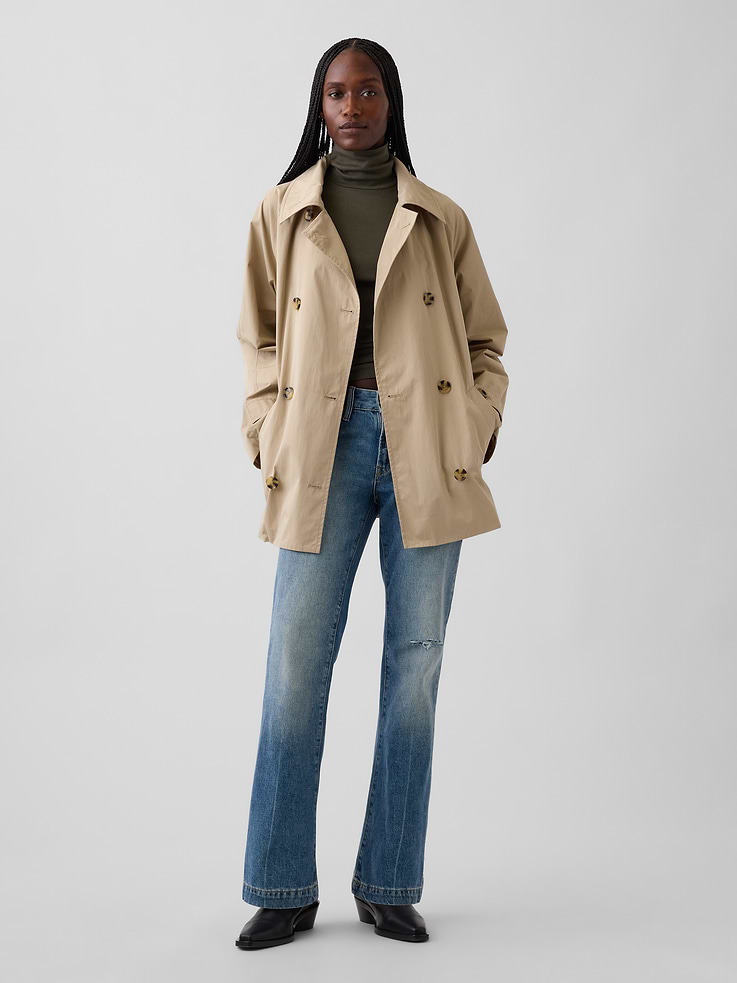 Image number 2 showing, Belted Midi Trench Coat