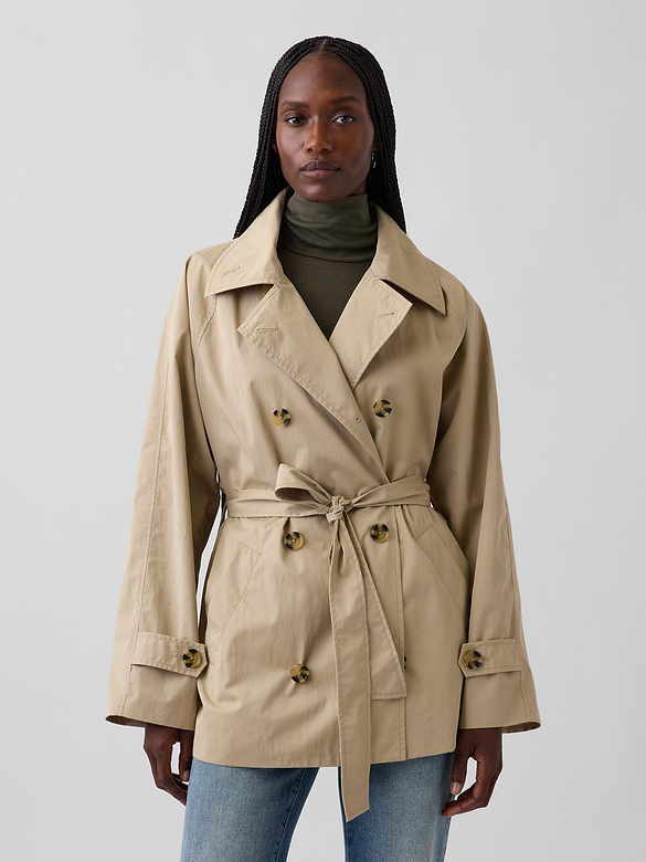 Belted Midi Trench Coat