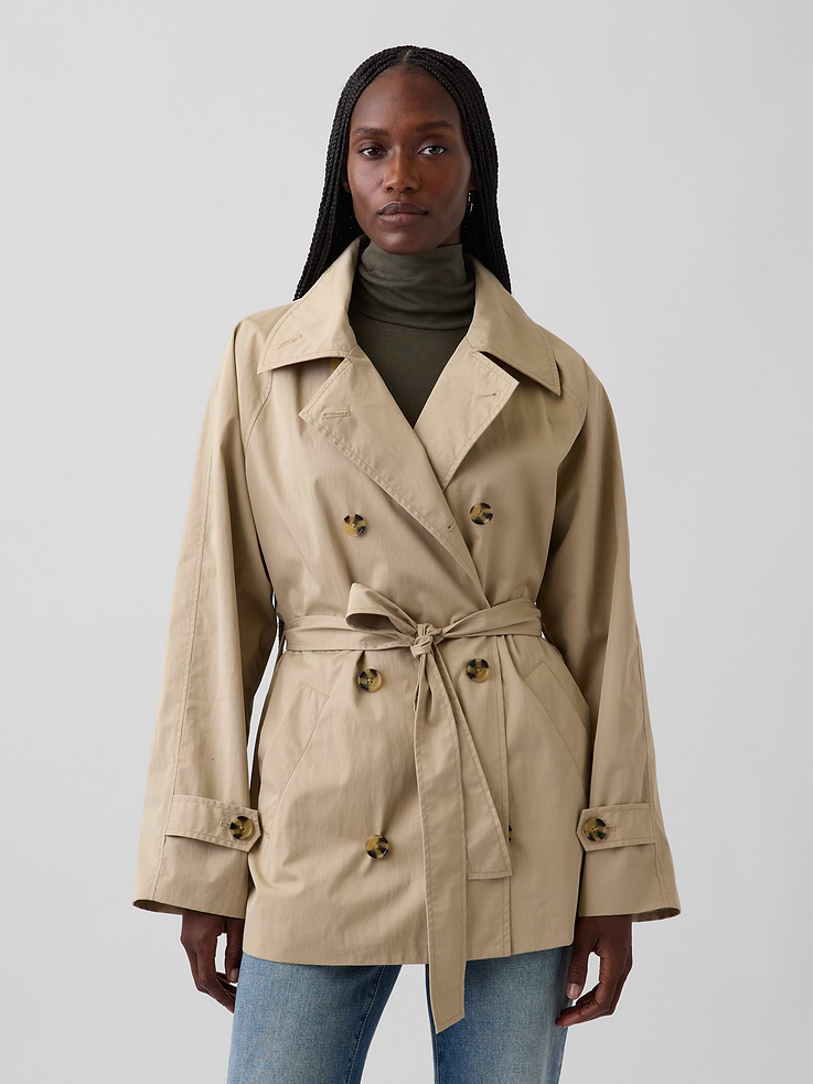 Image number 1 showing, Belted Midi Trench Coat