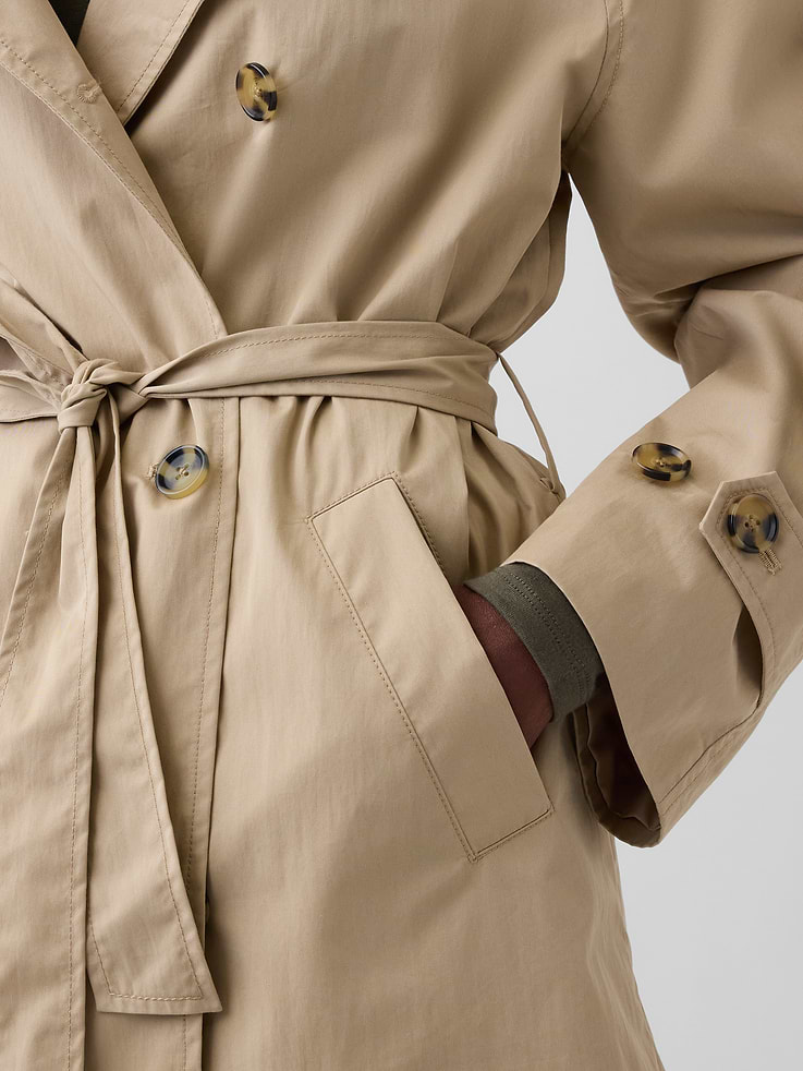 Image number 4 showing, Belted Midi Trench Coat