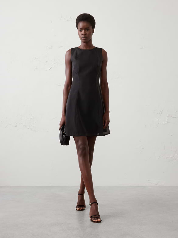 Organza Above-Knee Dress