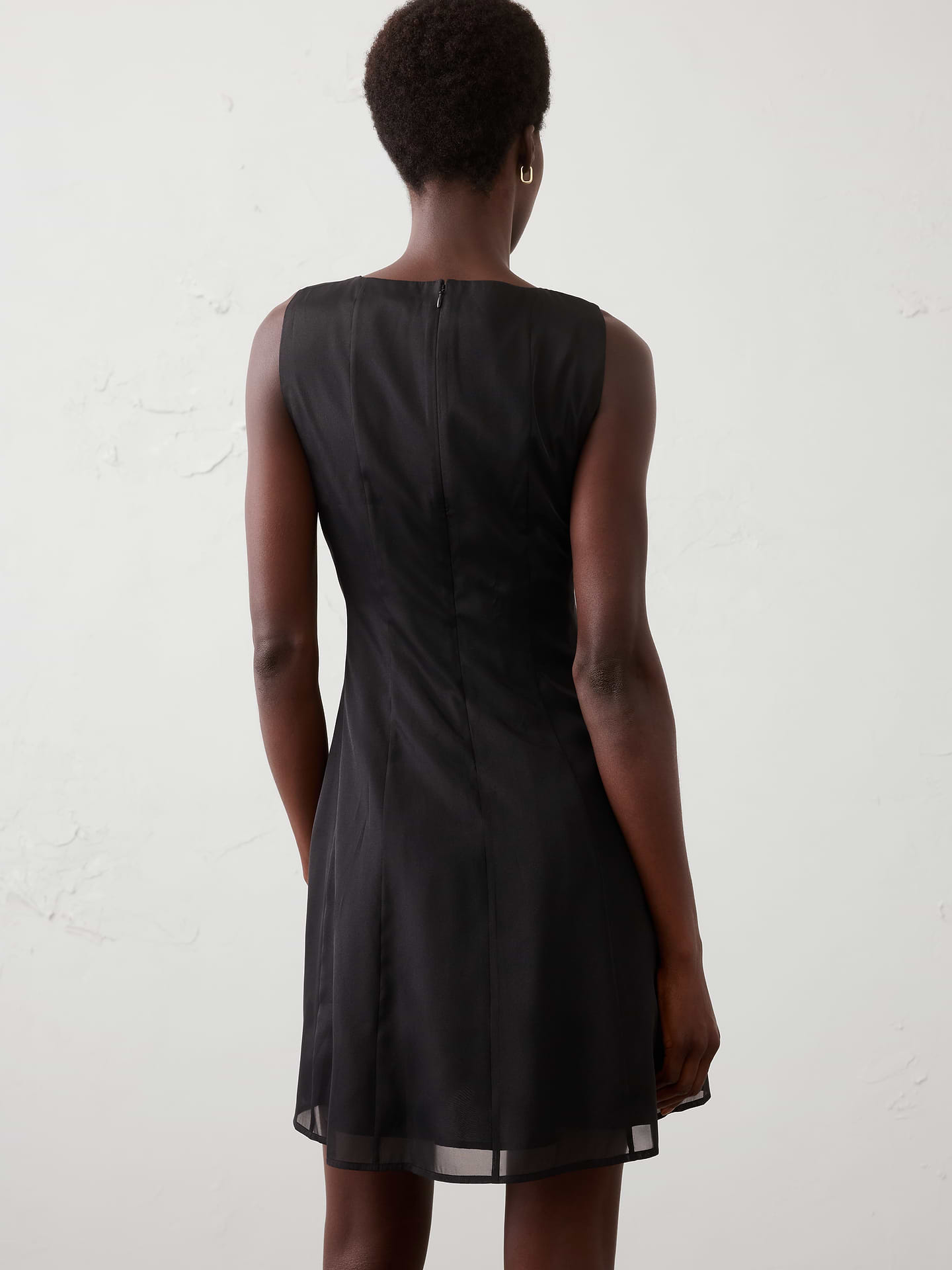 Image number 2 showing, Organza Above-Knee Dress