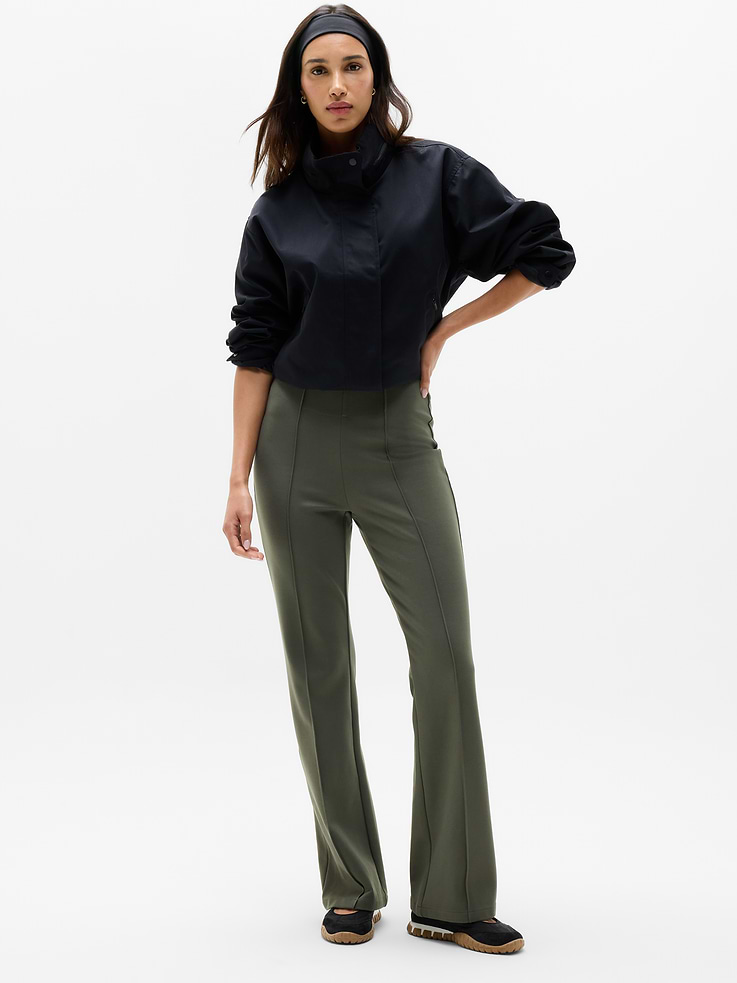 Image 1 of 6, FOR: Your workday commute and weekend travels, from meetings to meetups, FEEL: Sport Ponte offers softly structured comfort with breathable LENZING™ ECOVERO™ rayon, FAVE: Bonded waistband for a smooth, streamlined fit, Product #1174506