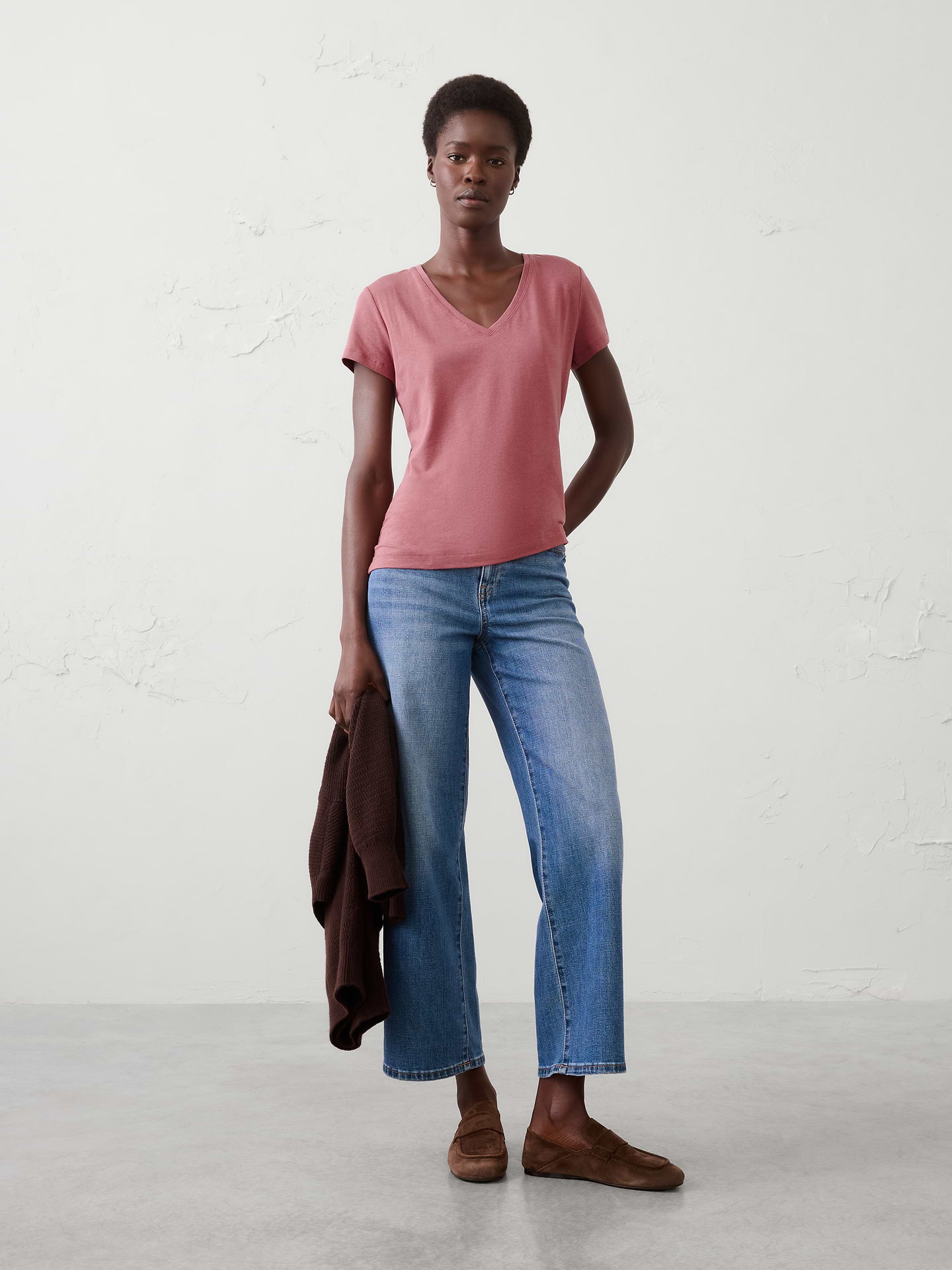 Image number 1 showing, Timeless V-Neck T-Shirt