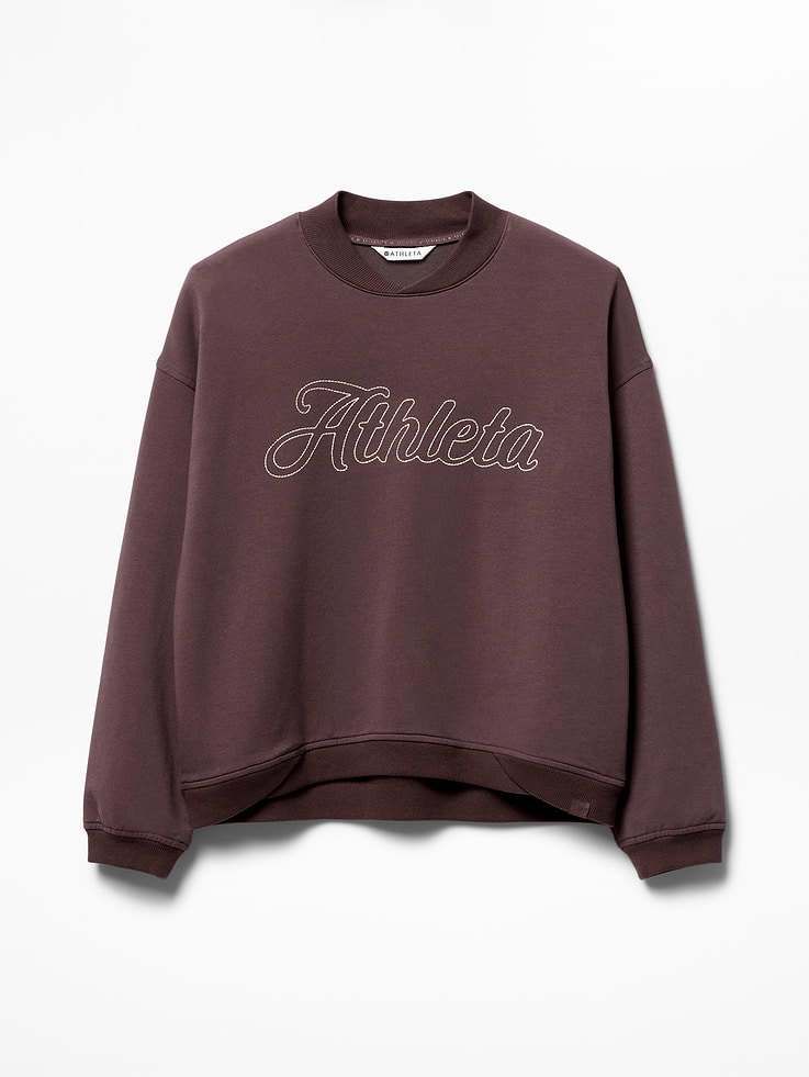 Image number 4 showing, Athleta Girl All Day Varsity Sweatshirt