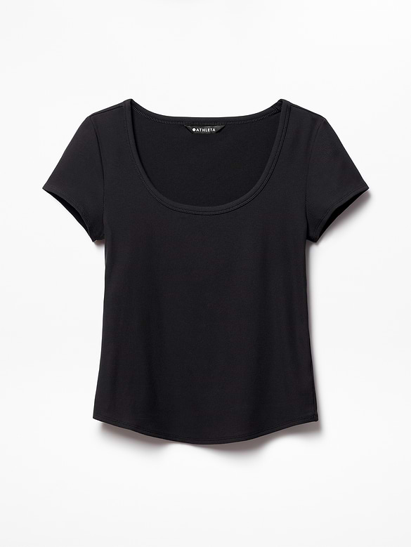 Signature Rib Scoop Tee