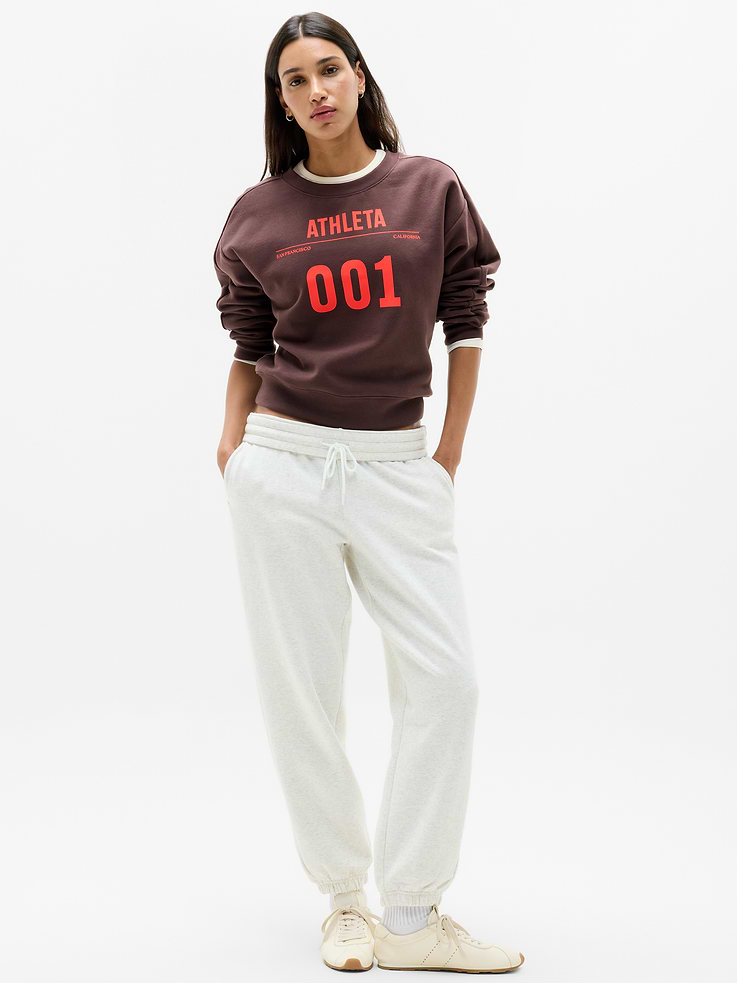 Image 2 of 4, Forever Fleece Crewneck Graphic 001, App exclusive