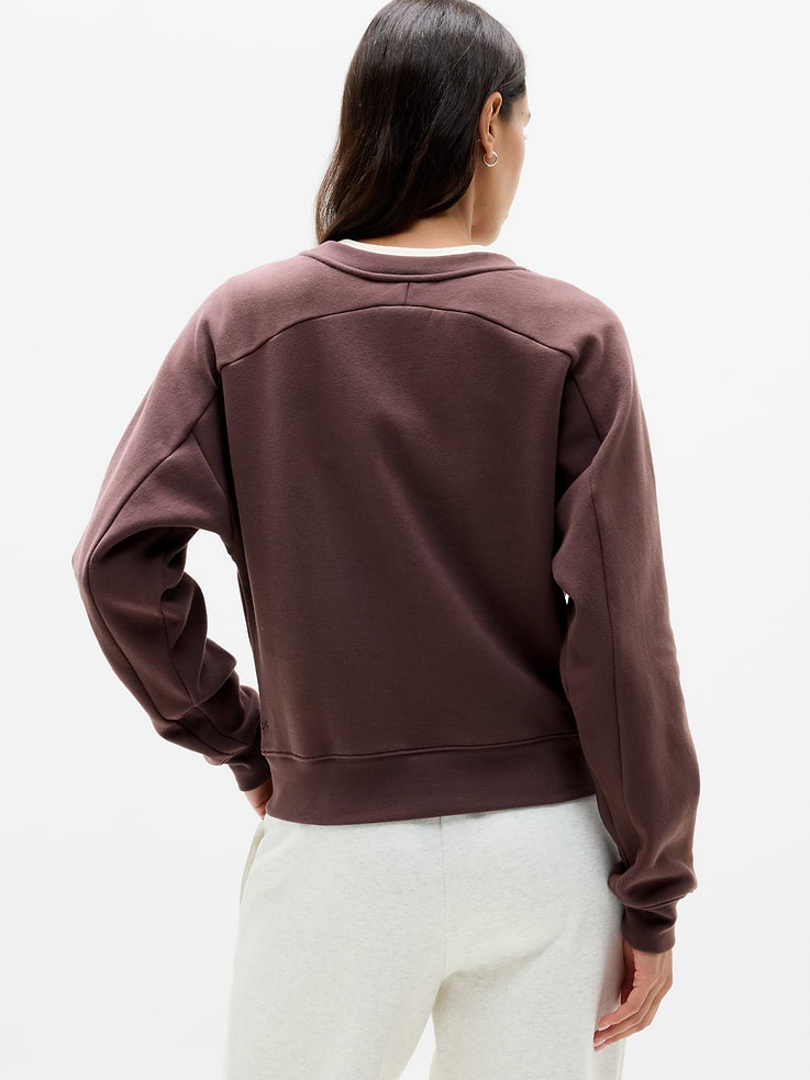 Image 3 of 4, Forever Fleece Crewneck Graphic 001, App exclusive