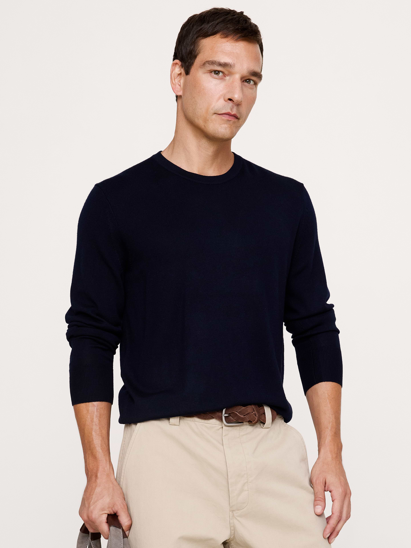 Image number 1 showing, Merino Crew-Neck Sweater